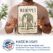 Whippet metal sign with vintage breed portrait style Whippet