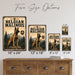 Belgian Malinois metal sign with vintage breed portrait style Belgian Malinois