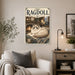 Ragdoll Cat metal sign with vintage breed portrait style Ragdoll Cat