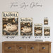 Ragdoll Cat metal sign with vintage breed portrait style Ragdoll Cat