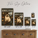 Himalayan Cat metal sign with vintage breed portrait style Himalayan Cat