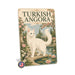 Turkish Angora metal sign with vintage breed portrait style Turkish Angora