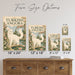 Turkish Angora metal sign with vintage breed portrait style Turkish Angora