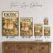 Exotic Shorthair metal sign with vintage breed portrait style Exotic Shorthair