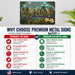 Greetings from Louisiana metal sign with horizontal vintage 'Greetings from Louisiana' large-letter postcard with New