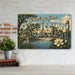 Greetings from Mississippi metal sign with horizontal vintage 'Greetings from Mississippi' large-letter postcard with