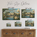 Greetings from Mississippi metal sign with horizontal vintage 'Greetings from Mississippi' large-letter postcard with