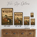 American Wigeon metal sign with vintage duck identification portrait style American Wigeon