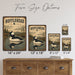 Bufflehead Duck metal sign with vintage duck identification portrait style Bufflehead Duck