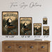 Hooded Merganser metal sign with vintage duck identification portrait style Hooded Merganser
