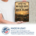 No Bad Days in a Duck Blind metal sign with vintage duck identification portrait style No Bad Days in a Duck Blind