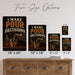 I Make Pour Decisions Whiskey metal sign with vintage whiskey humor sign style — I Make Pour Decisions Whiskey