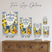 Amalfi Lemon Club La Dolce Vita metal sign with boho vintage italian coastal bar poster — Amalfi Lemon Club La Dolce Vita