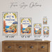 Meet Me in Positano La Dolce Vita metal sign with boho vintage italian coastal bar poster — Meet Me in Positano La Dolce Vita
