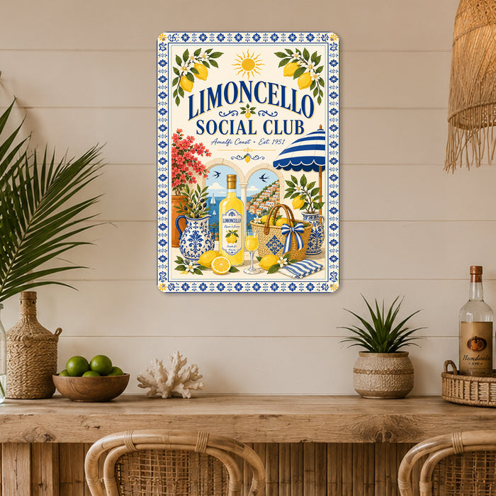 Matcha Cafe Pure Balanced Mindful metal sign with boho vintage matcha bar poster — Matcha Cafe Pure Balanced Mindful