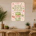 La Dolce Vita Italian State of Mind Positano metal sign with boho vintage italian coastal bar poster — La Dolce Vita Italian