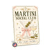 Sangria and Sunshine Costa del Sol Beach Club metal sign with boho vintage sangria bar poster — Sangria and Sunshine Costa