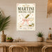 Sangria and Sunshine Costa del Sol Beach Club metal sign with boho vintage sangria bar poster — Sangria and Sunshine Costa