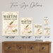 Sangria and Sunshine Costa del Sol Beach Club metal sign with boho vintage sangria bar poster — Sangria and Sunshine Costa