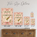 Olive Me Forever Cocktails Made with Love metal sign with boho vintage coquette martini bar poster — Olive Me Forever