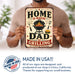 Home Is Where Dad Is Grilling metal sign with vintage tin bbq sign — Home Is Where Dad Is Grilling