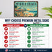 Myrtle Beach South Carolina metal sign with art-deco vintage travel poster style of Myrtle Beach South Carolina (south