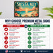 Siesta Key Florida metal sign with art-deco vintage travel poster style of Siesta Key Florida (florida gulf)