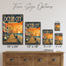Ocean City New Jersey metal sign with art-deco vintage travel poster style of Ocean City New Jersey (new jersey shore)