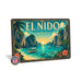 El Nido Palawan Philippines metal sign with art-deco vintage travel poster style of El Nido Palawan Philippines (philippines