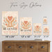 Be Gentle With Yourself metal sign with calm boho-modern affirmation poster — Be Gentle With Yourself