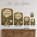 Welcome to the Garden Bloom Grow Thrive metal sign with vintage cottage garden style — Welcome to the Garden Bloom Grow