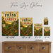 Fresh from the Garden Grown with Care metal sign with vintage cottage garden style — Fresh from the Garden Grown with Care