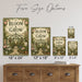 Bloom and Grow Greenhouse Garden metal sign with vintage cottage garden style — Bloom and Grow Greenhouse Garden