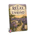 Relax and Unwind Lavender Garden metal sign with vintage cottage garden style — Relax and Unwind Lavender Garden