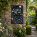 Garden Dreams Moonlit Garden metal sign with vintage cottage garden style — Garden Dreams Moonlit Garden