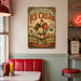 Homemade Ice Cream County Fair Favorite metal sign with vintage americana diner / ice cream style — Homemade Ice Cream