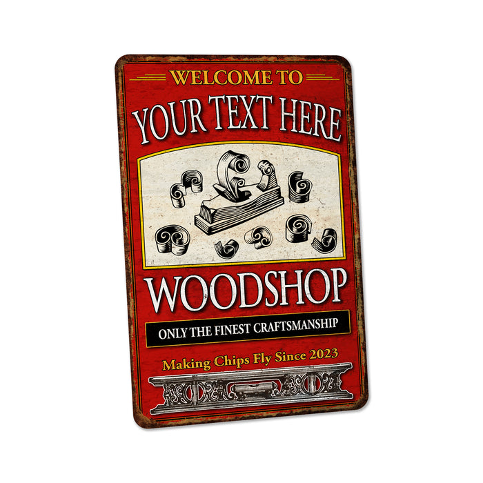 Personalized Woodshop Sign Garage Decor Woodwork Man Cave 108122002088