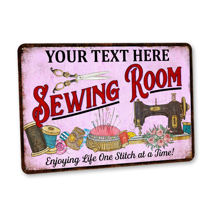 Custom Sewing Room Sign Quilting Wall Art Embroidery