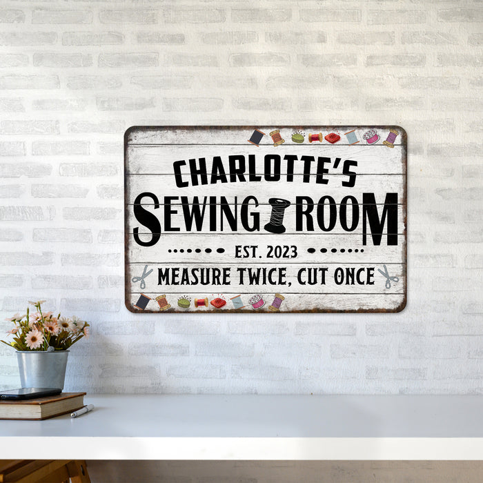 Personalized Sewing Room Sign Craft Room Decor Quilting Embroidery 108122002104