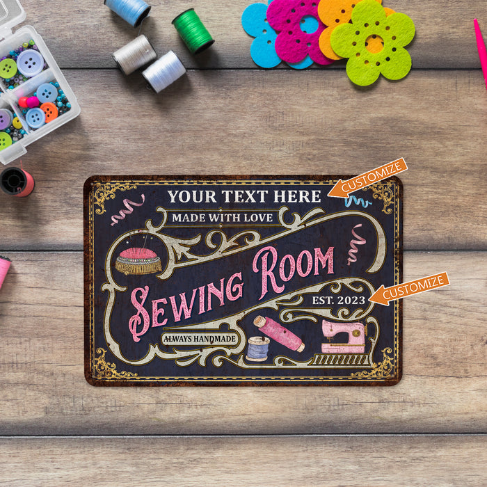 Custom Sewing Room Sign Craft Room Decor Embroidery Quilt Making 108122002109