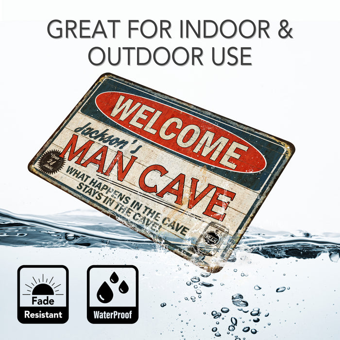 Custom Man Cave Sign - Metal Sign