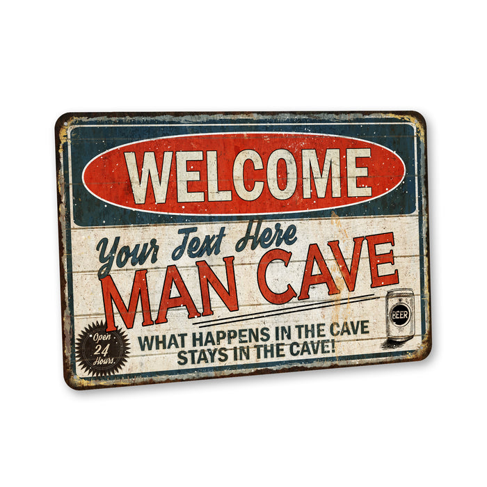 Custom Man Cave Sign - Metal Sign