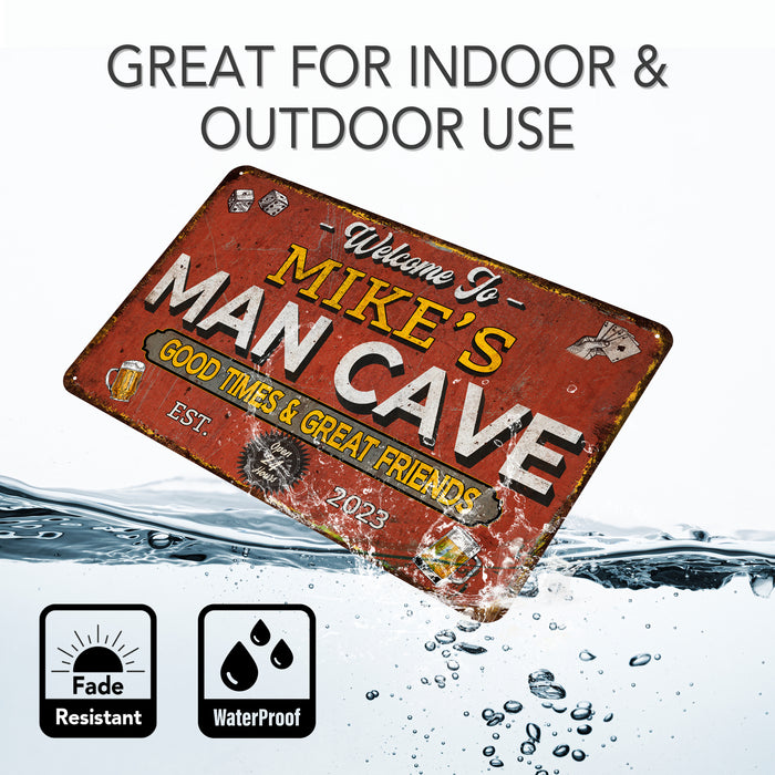 Custom Man Cave Sign-Metal