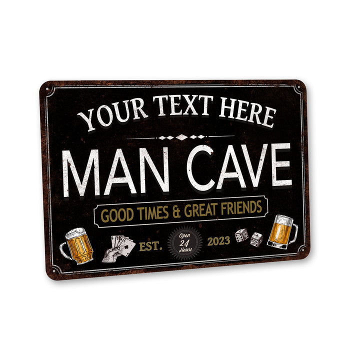 Personalized Man Cave Sign