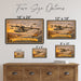 Consolidated PBY Catalina metal sign with horizontal postage-stamp style Consolidated PBY Catalina vintage artwork with