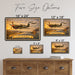 Curtiss P-40 Warhawk metal sign with horizontal postage-stamp style Curtiss P-40 Warhawk vintage artwork with shark mouth