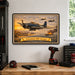 Grumman TBF Avenger metal sign with horizontal postage-stamp style Grumman TBF Avenger vintage artwork with torpedo bomber 45