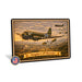 Douglas C-47 Skytrain metal sign with horizontal postage-stamp style Douglas C-47 Skytrain vintage artwork with D-Day