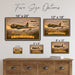 Douglas C-47 Skytrain metal sign with horizontal postage-stamp style Douglas C-47 Skytrain vintage artwork with D-Day