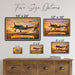 Grumman F6F Hellcat metal sign with horizontal postage-stamp style Grumman F6F Hellcat vintage artwork with carrier launch 17